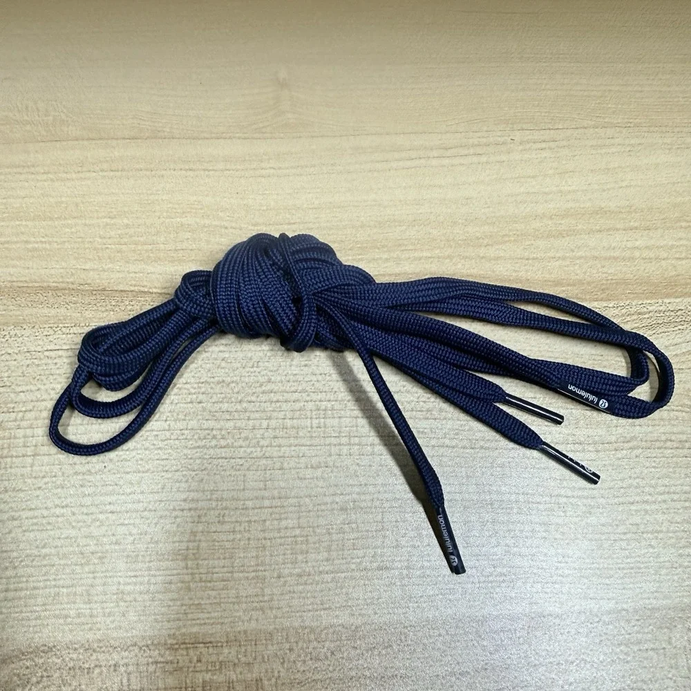 Shoelaces LULULEMON 54 inches (137cm) Heavy Duty Flat Navy Shoelaces - Picture 2 of 3